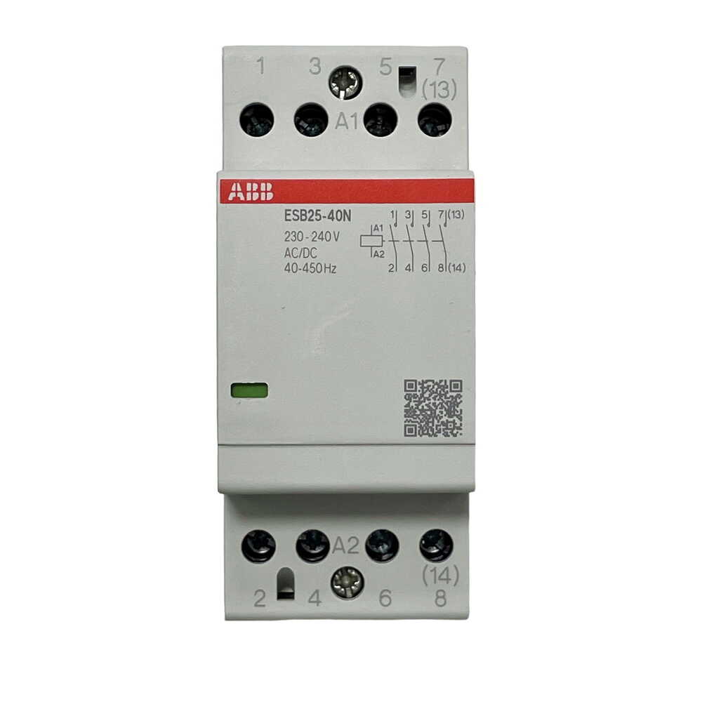 Контактор модульний ABB 4p 25А 230В AC/DC ESB25-40N-06 ( 1SAE231111R0640 )